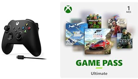 Xbox Controller USBC Cable + Game Pass Ultimate 1M