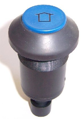 FENDT Drucktaster mit Heben/Senken-Symbol, SW 36 Befestigungsmutter, Schwarz/Blau
