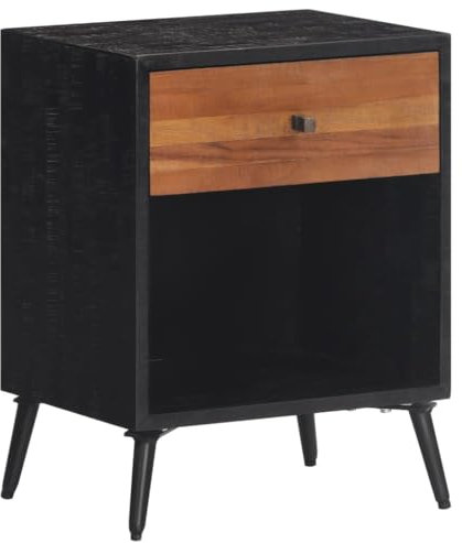 Myheimly Nachttisch Nachttische Nachtschrank Nachtkonsole 40x30x50cm Massivholz Teak