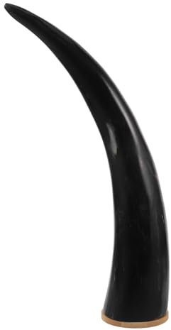 Warmhm Chope Corne De Bœuf Style Viking Pour Hydromel Capacité Design Unique Usage Polyvalent