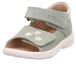 Superfit Mädchen Polly 1-600092 Sandale, Hellgrün Silber 7520, 25 EU