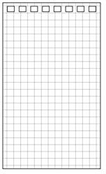 Lihit Lab Aqua Drops Twist Ring Memo Notepad Loose Leaf Paper - 2.8 X 4.7 -...