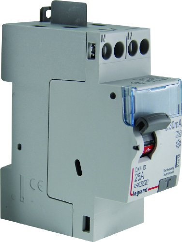 Interrupteur différentiel 2P 230V~ 25A type A 30mA - 2 modules