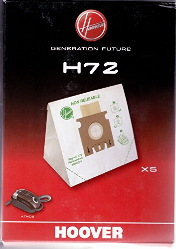 Hoover 35601374 H72 Paquet de 5 sacs d'aspirateur en papier
