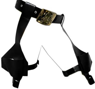 thecostumebase Sexy Lara Croft Holster Gürtelschnalle Tomb Raider Kostüm (S), Schwarz