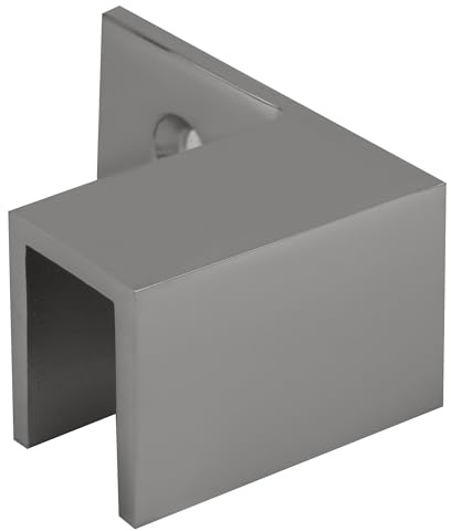 CRL Chrome Right Hand Sleeve Over Wall Mount Glass Clamp