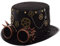 GRACEART Unisex Steampunk Hut Steampunk Zylinder Hut für Männer oder Frauen (DE/NL/SE/PL, Alphanumerisch, M, Style-07)