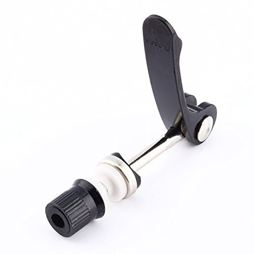 Fafeims 5mm*60mm Aluminum Alloy Cycling QR Quick Release Seatpost Clamp Bike Seat Clamp Skewer Bolt,Black