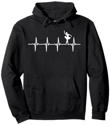 Ballett Herzschlag Heartbeat Geschenk für Ballerinas Pullover Hoodie