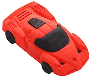 probeninmappx Auto-Form Gummiradiergummi- 3D Kleines Auto entfernbare Karikatur-Briefpapier-Schule Büro-Radiergummi Farbe Random