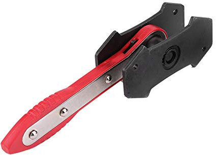 Brake Caliper Piston Spreader, 360 Degree Swing Spreader Brake Caliper Press Tool with 2 Steel Plates Ratcheting Design for Car Brake Caliper Tool
