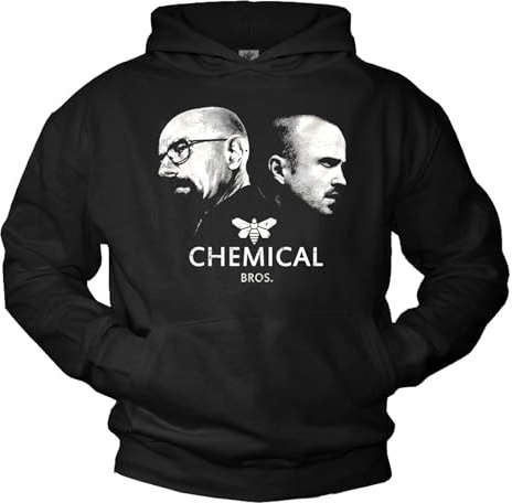 MAKAYA Heisenberg Pullover mit Kapuze Chemical Bros