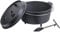 Rosenstein & Söhne Dutch Ofen: Dutch Oven aus Gusseisen mit Standfüßen, 2in1-Deckel & -Pfanne, 9 l (Bräter, Ovens mit Füßen, Grillplatten)