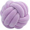 Yiida Oreiller nœud – Fait à la main créatif en forme de boule nouée – Coussin décoratif – Fait à la main pour chambre de bébé, canapé, voiture, bureau, voyage