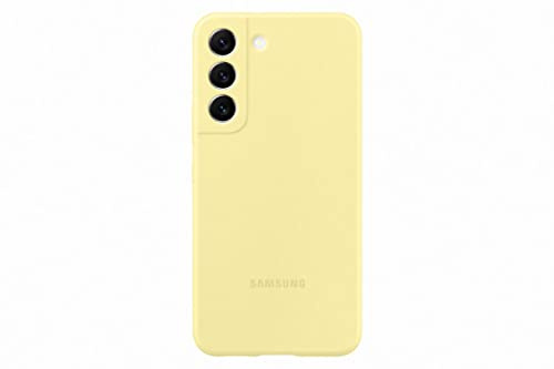 Samsung Galaxy S22 S901 Coque Silicone G S22 Jaune EF-PS901TYEGWW