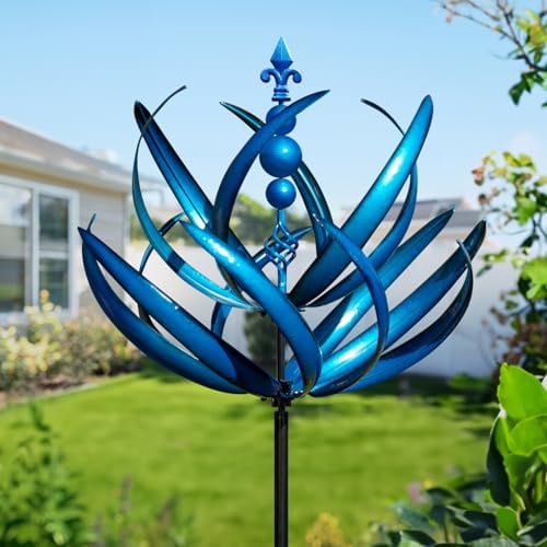 LimeHill Windspiel für Hof und Garten - Windspiel (Blau)