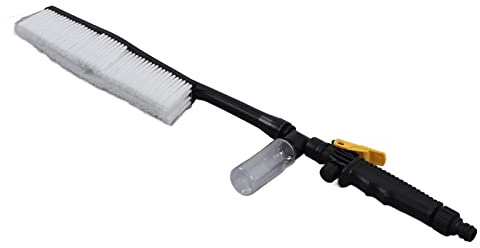 TOPINCN G3/4 Hochdruck Power Washer Zauberstab, Power Washer Wasserschlauch Düse Bewässerungssprüher Reinigungswerkzeug mit Bürste für Autowäsche oder Gartenreinigung