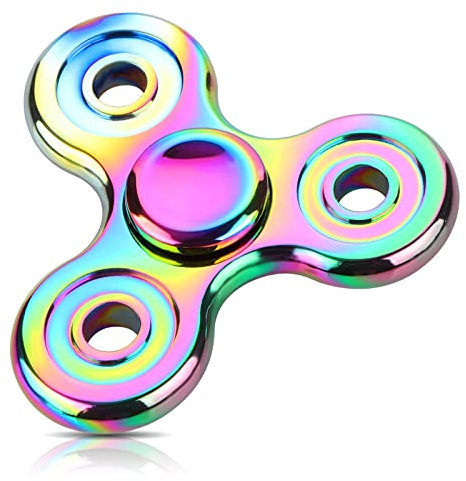 Coolden Hand Spinner EDC Jouet Hand Fidget Toys Durable High Speed Stainless Steel Bearing 2-5 Min Spins Brass Material Finger Gyro Anti Stress Relief Focus Jouet pour Adultes Enfants Coloré