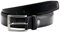 LINDENMANN Anzug-Ledergürtel Herren35 mm Vollrind schwarz, Farbe/Color:schwarz, Size US/EU:Bundweite 140 cm Gesamtlänge 155 cm W 53 XXXXL