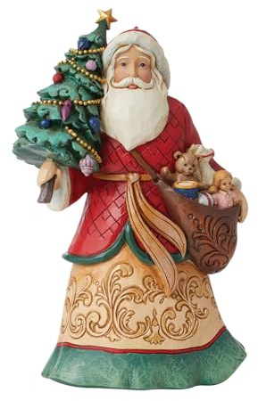 Enesco Jim Shore Hwc Santa With Tree Figurine