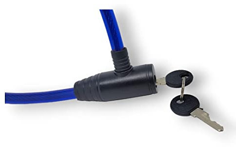 Lucchetto Per Bicicletta Cavo Acciaio Catena Con Chiave Catenaccio Antifurto Bici Laccio In Acciaio