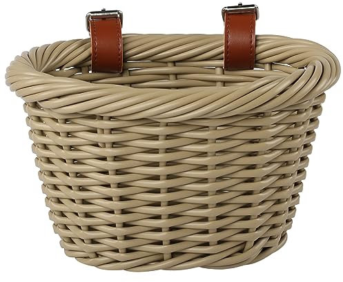 AVASTA Woven Mini Kinderfahrradkorb für 12 Zoll Mädchen Jungen Fahrrad, Kinderfahrradzubehör, Größe XS, Honiggelb