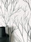 NEWROOM Papier peint Blanc Branches Intissé - Floral Noir Branches Romantique