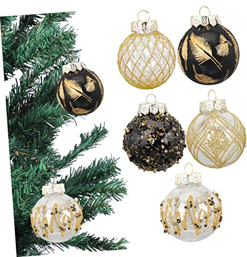 Garneck Künstliche Weihnachtsdekoration 25 Stück Bruchsichere Kugeln Christbaumschmuck Weihnachtsbaumkugeln Ornamente Hängende Verzierungen