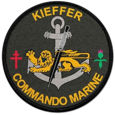 FR Patch Commando Marine Kieffer France Militaire Patch écusson #18231