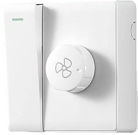 X-Institute Ceiling Fan Speed Controller 86 Type Surfaces-Mounted Stepless Speed Adjust Electric Fan Household Panel Wall Switches