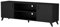 Vicco Lowboard Maceio, Fernsehtisch, Schwarz, 160 x 54.5 cm mit 2 Türen