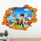 Dog Patrol wandtattoo Kinderzimmer, Babyzimmer Wandaufkleber, Prinzessin Wandsticker, Kinderzimmer Deko für Mädchen & Jungen, Wandtattoos für Schlafzimmer & Kinderzimmer deko, 3D Wall Sticker