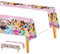 Dekewe 2PCS Princess Birthday Table Cloth, Party Table Cloth, Cartoon Themed Party Tableware, Rectangular Table Cover for Kids Birthday Party Decoration 180x108cm tablecloth