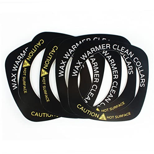 Wax Warmer Collars Ring Wax Heater Machine Antifouling Cleaning Protective Paper Pad Square 10PCS wax pot collars