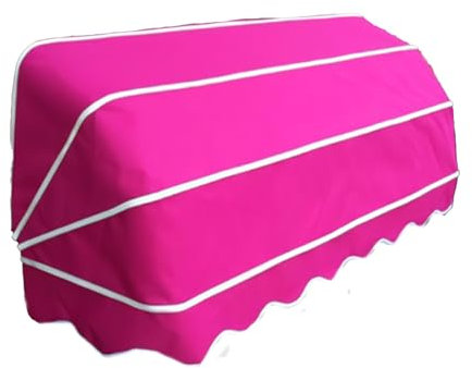 Tenda a baldacchino pieghevole in poliestere impermeabile per patio, balcone, terrazza, porta esterna con protezione da pioggia e neve, ideale per casa e bar