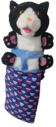 Amagogo Katzenhandpuppen, so tun Spiele, Rollenspiel unterrichten, Story Educational Interactive für Jungen Mädchen im Alter von 2+ Kleinkindern Geschenk