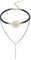 Epinki Halsband Damen Kugel Verstellbare Kropfband Schmuck Samt Choker-Halskette für Frauen, Beige Gold, 32.7+8CM