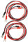 TOYANDONA 4pcs Copper Wires U-shaped Dual-headed Connection Cable for Phonographs Insulated Grounding Wire for Turntable and Audio Equipment