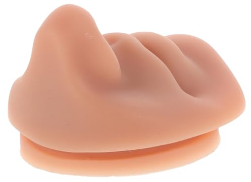 BESTYASH Labbra Finte in Silicone Modelli Per Esercitarsi Finta Portatile Forniture Per Applicazione Lucidalabbra Stampo Per Bocca Simulato