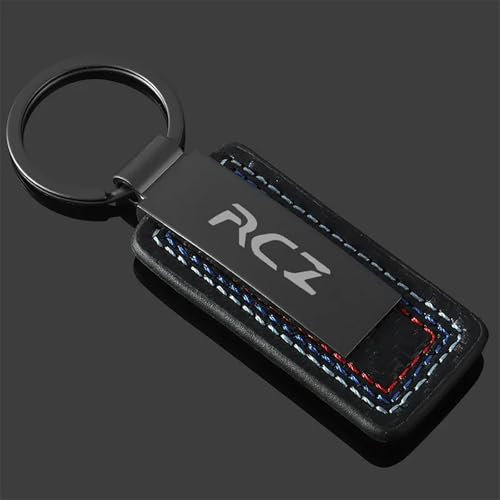 MNGKIQC 1 Pièce Porte-clés de Voiture, pour Peugeot RCZ Porte Clé Portable Multifonction Porte-clés de Voiture Accessoires Clés,B