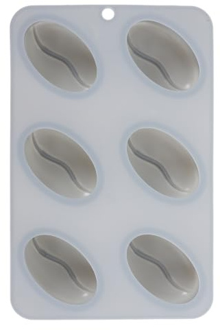 LOLIPPYY Silikonform Kaffee Bohnen Mousse Dessert Backform Antihaft Schokoladen Candy Formen für Kuchen Fondant DIY Soap Making Bpa frei Lebensmittelecht
