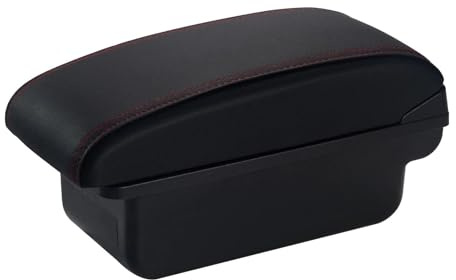 Armlehnenbox Für Seat Für Ibiza 6J/6L Nachrüstteil Für Den Innenraum Auto(A1 Red Line No USB)