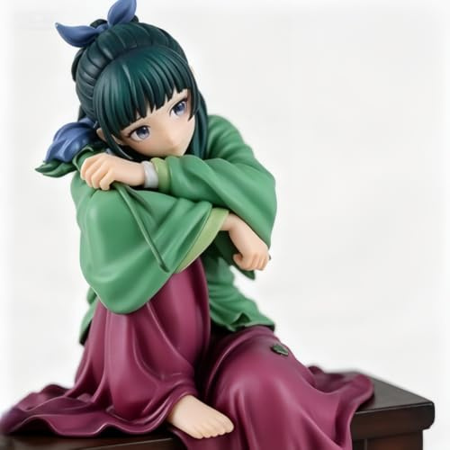 Epitome Sitzende Anime-Mädchen Figur Maomao mit Hocker, 13 cm PVC Sammlerfigur, Dekoration für Zuhause, Auto und Büro
