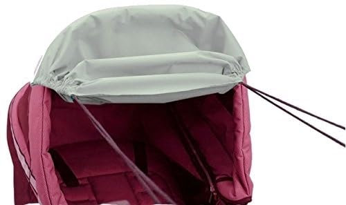 Sonnenmarkise Sonnensegel für Kinderwagen mit UV-Schutz steingrau