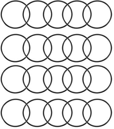 sourcing map 20St Metrische Nitrilkautschuk O-Ringe Dichtung, 33mm AD 30mm ID 1,5mm Breite