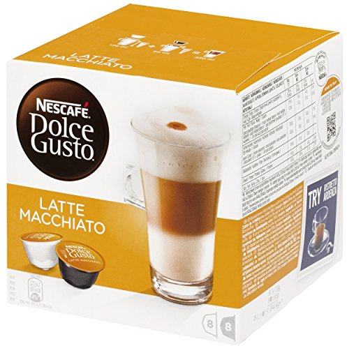 Coffee Capsule | Dolce Gusto Latte Macchiato 16 Stuks | Total Weight 195 Grams