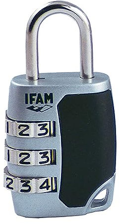 iFAM Vorhängeschloss der CS-Serie | Modell C25S | breite Palette von Anwendungen | für mehrere Elemente gleichzeitig | vielseitig | hohe Sicherheit | Chromstahl