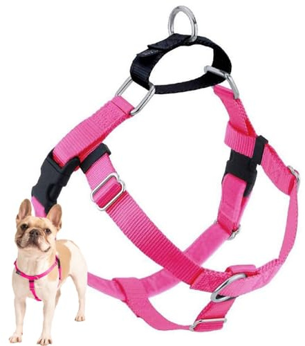 2 Hounds Design Freedom No-Pull No Leash Harness Only, 1-Inch, X-Large, Hot Pink