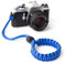 LENS-AID Polsino in Paracord, Blu – Cinturino Sicuro per Fotocamere Reflex, Mirrorless, Compatte | Compatibile con Canon, Nikon, Sony, Fuji, Olympus, Lumix