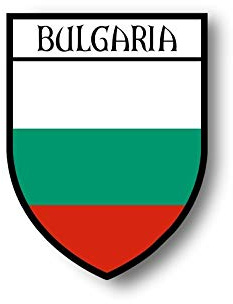 Akachafactory Aufkleber Sticker autoaufkleber Wappen Schild Flagge flaggen Fahne bulgarien